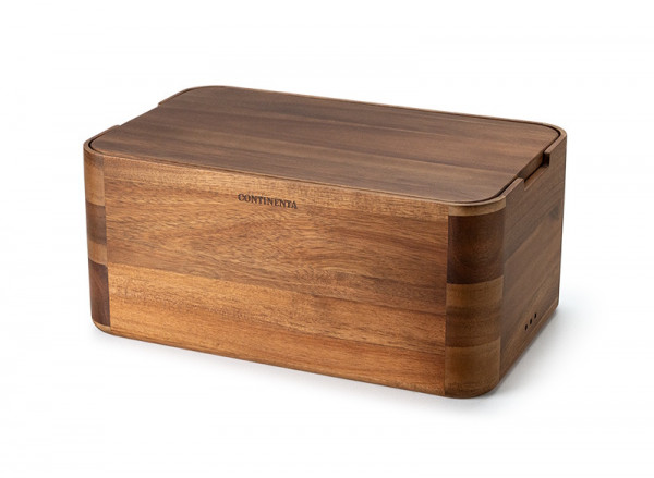 Continenta Brotkasten Akazie 36x23x16cm