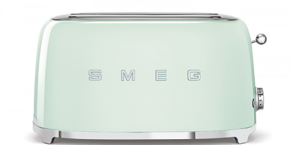 Smeg Toaster Langschlitz 4 Scheiben Pastellgrün 50'S Retro Style