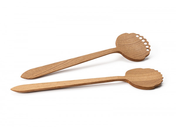 Continenta Salatbesteck, Eiche, 32,5cm