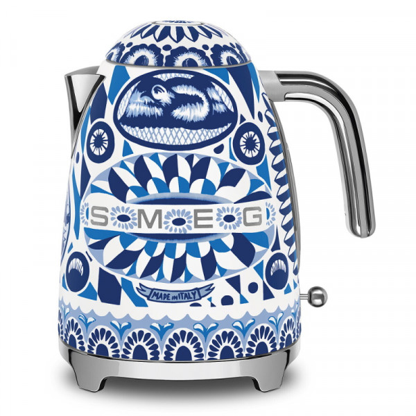 Smeg Wasserkocher 1,7 l DOLCE&GABBANA DESIGN "Blu Mediterrano"