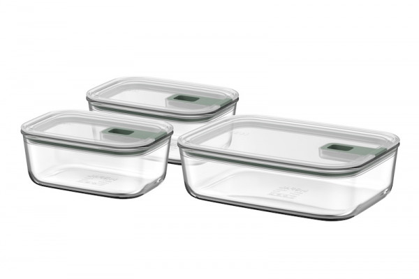 Mepal Frischhaltedose EasyClip Set 3tlg Glas