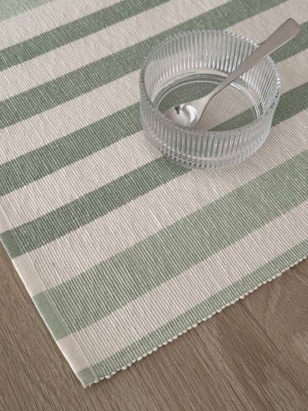 Stelton Tischset Vibeke Klint Breite Linie green 33x48cm