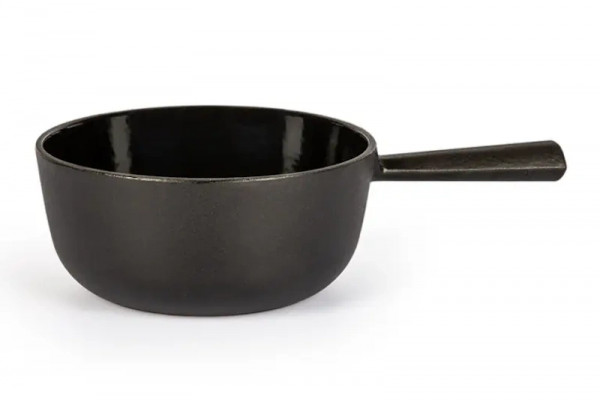 Stöckli Käsefondue-Topf Classic Schwarz 18cm 