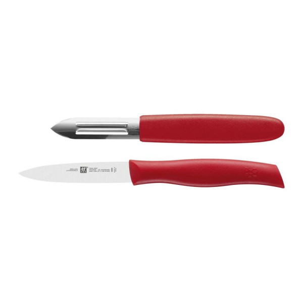 Zwilling Twin Grip Messerset 2 tlg. rot