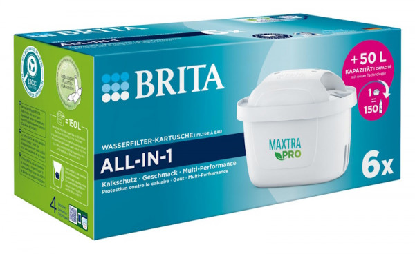 Bita Wasserfilter-Kartusche Maxtra Pro All-In-One 6stk