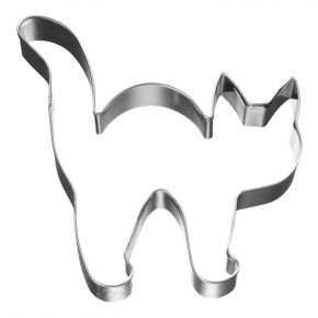 Birkmann Edelstahl Halloween-Katze 8 cm