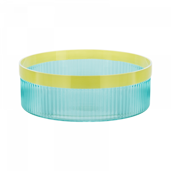 Remember Groove Glasschale Blue