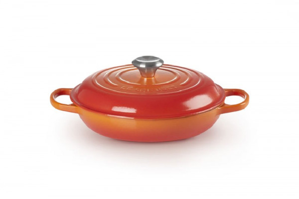 Le Creuset Gourmet-Profitopf rund 26 cm ofenrot