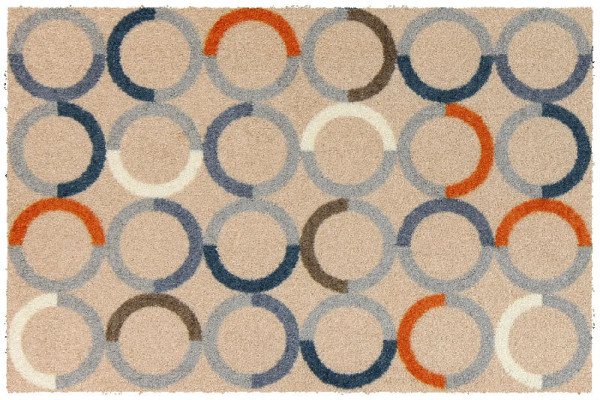 Efia Fußabstreifer Bilbo blue-orange 50x75 cm