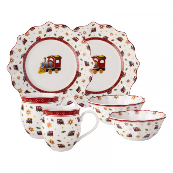 Villeroy&Boch Toy's Delight Frühstücksset Lok 6tlg
