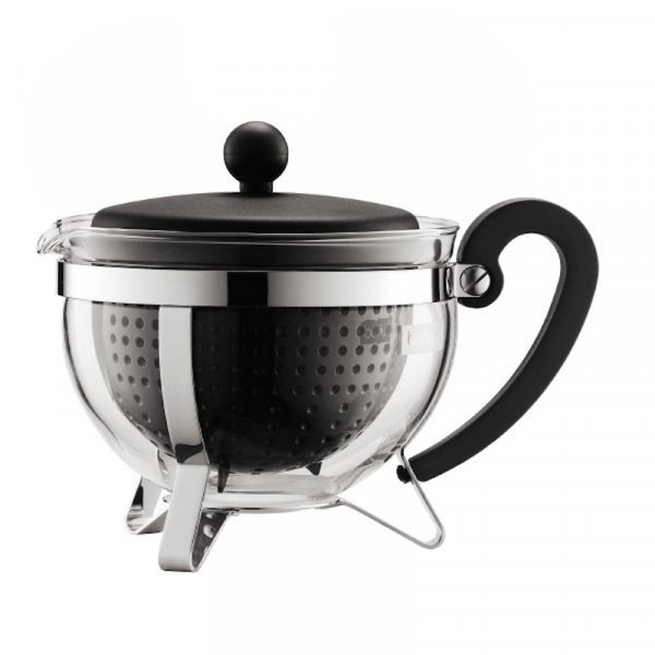 Bodum Chambord Teekanne 1,0 L Schwarz/Schwarz