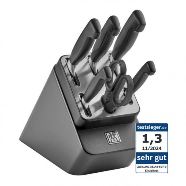 Zwilling Vier Sterne selbstschärfender Messerblock 7 tlg.