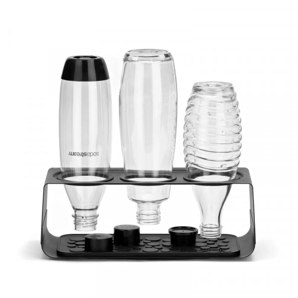 Sodastream Flaschenabtropfhalter schwarz