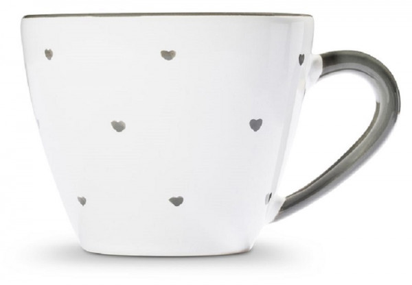 Gmundner Herzerl Grau Kaffeetasse Gourmet (0,2L)