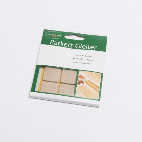 Hansi-Siebert Parkettgleiter Premium eckig 25x25mm Inhalt: 9 Stück