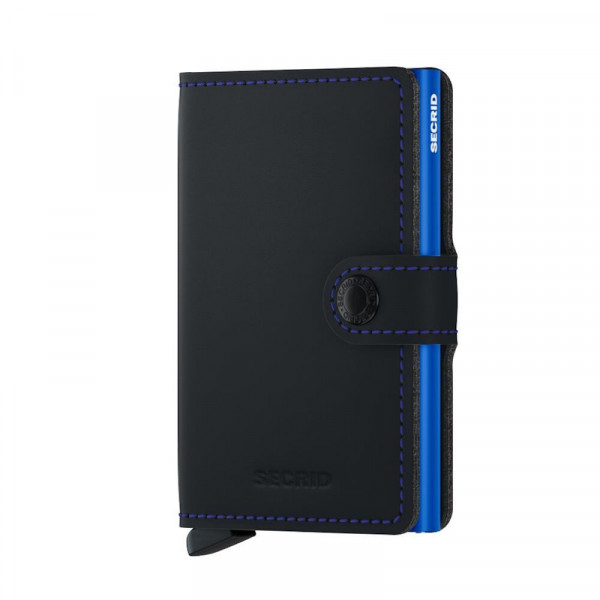Secrid Miniwallet Matte Black-Blue
