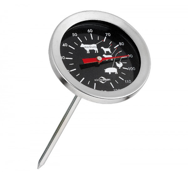 Küchenprofi Bratenthermometer schwarz