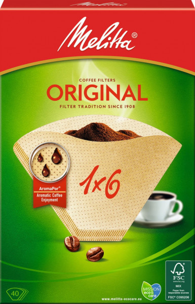 Melitta Filtertüten Gr.1x6