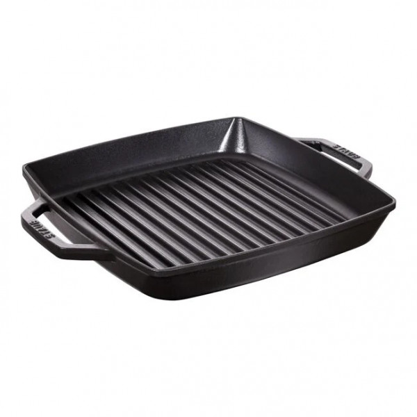 Staub Grillpfanne 28x28 cm schwarz