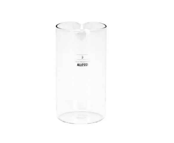 ALESSI Ersatzglas für French Press 3Tassen