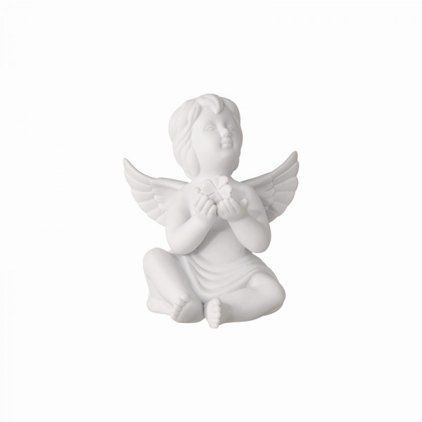 Rosenthal Engel mit Glücksklee 11cm