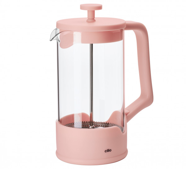 Cilio Kaffeebereiter Lucia 8 Tassen rosa