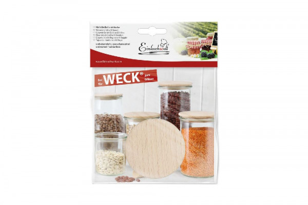 Weck Holzdeckel natur 6 cm