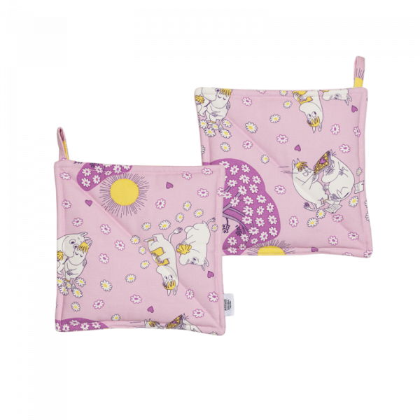 Moomin Topflappen 2er Set 22x22cm Sweethearts