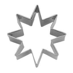 Städter Ausstecher Edelstahl glänzend Stern 4,5 cm 8-zackig
