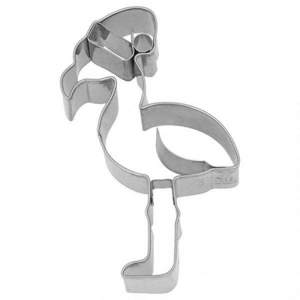 Birkmann Edelstahl Ausstechform  Weihnachts-Flamingo 10 cm