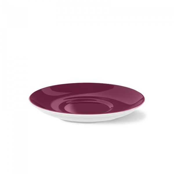 Dibbern Solid Color Bordeaux Cappuccino Untertasse