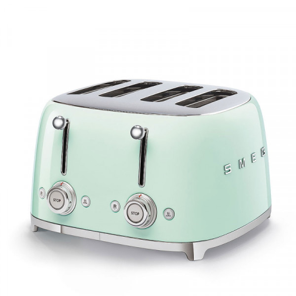 Smeg Toaster 4 Scheiben Pastellgrün 50'S Retro Style