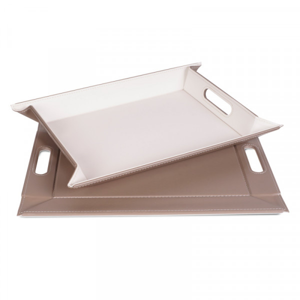 Profino FREEFORM Wendetablett Weiss/Taupe 45x35cm