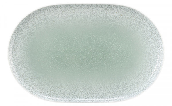 Seltmann Weiden Sento Aura Mint Teller/Servierplatte oval 38x24cm