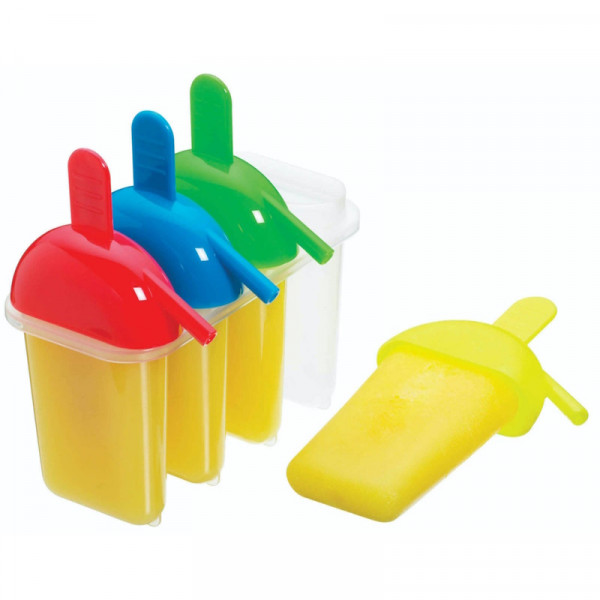 KitchenCraft 4er-Set Lolly-Maker