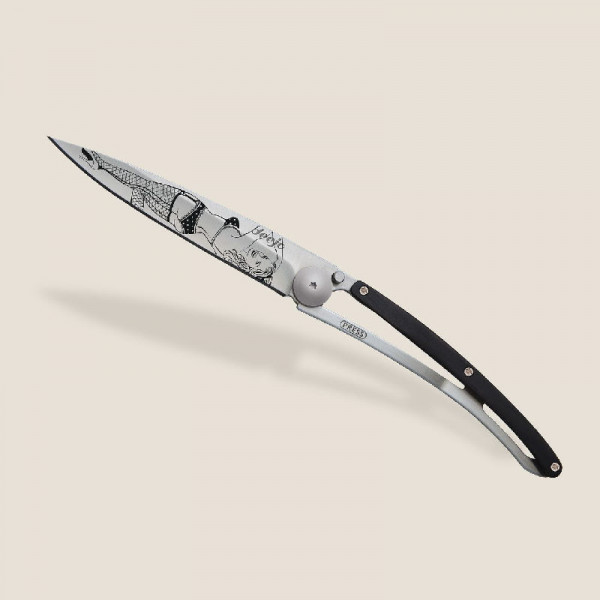 deejo Taschenmesser Ebenholz Pinup