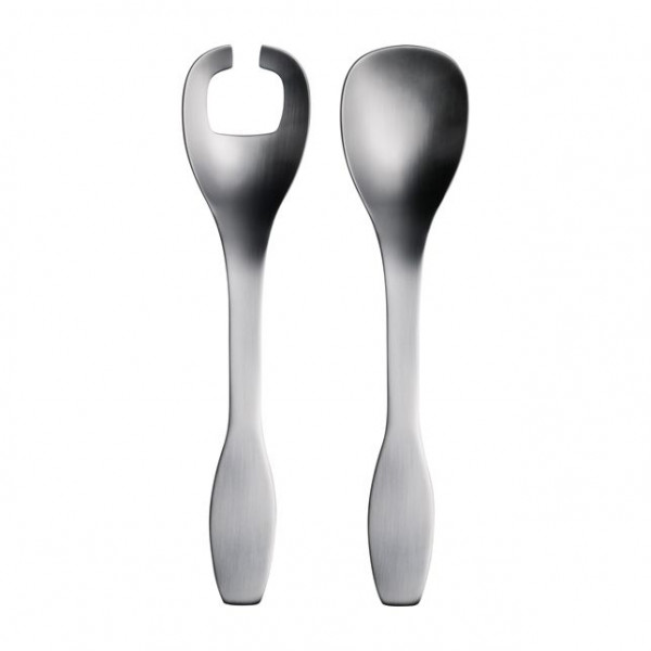 Iittala Collective Tools Servierset - 28 cm - Gebürsteter Edelstahl - 2-teilig