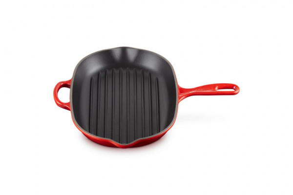 Le Creuset Grillpfanne oval 32 cm kirschrot