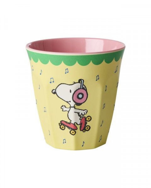 Rice Becher 9cm Yellow Snoopy