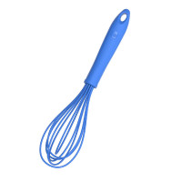Kochblume Schneebesen groß L 27 cm hellblau