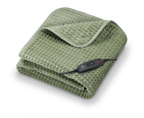 Beurer Wärmezudecke Waffle Sage Green HD 72