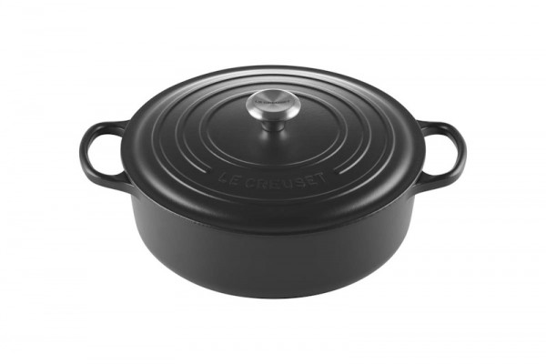 Le Creuset Gourmet Bräter 30 cm schwarz