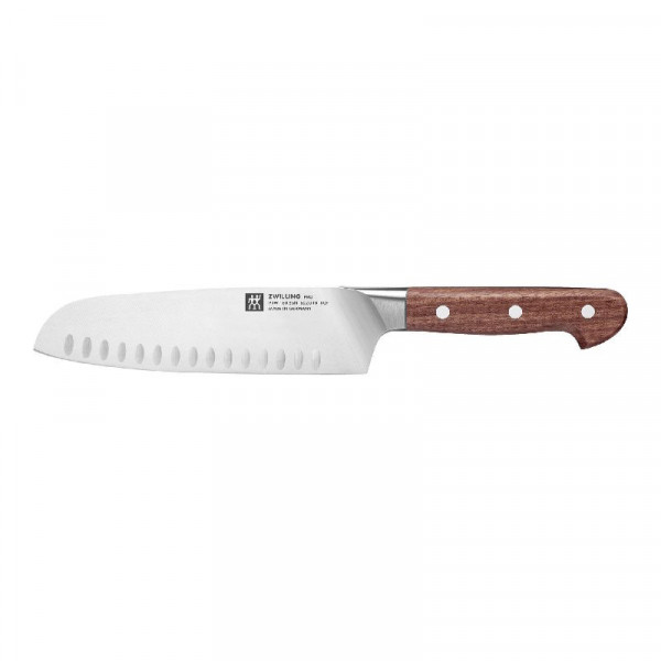Zwilling Pro Wood Santoku 18 cm Kullenschliff