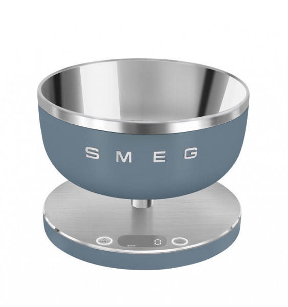 Smeg Küchenwaage Digital Storm Blue matt