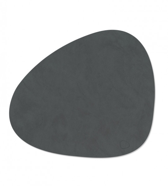 LindDNA Tischset Curve L Nupo Anthracite 37x44cm