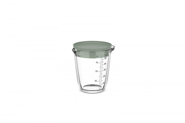 Mepal Messbecher mit Deckel CHEF IT Glas 500ml Nordic Sage