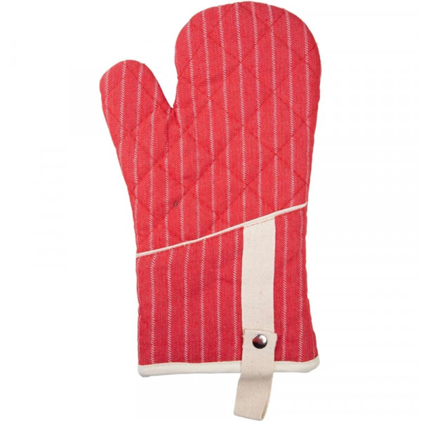 Stuco Handschuh gestreift rot