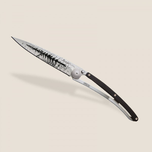 deejo Taschenmesser Ebenholz Wald