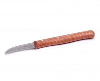 Windmühlenmesser Menügabel Aus Kirschholz – Traditionelle Buckelform, Made In Solingen | Länge Ca. 20 Cm