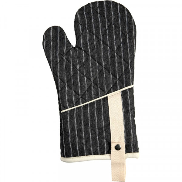 Stuco Handschuh gestreift schwarz